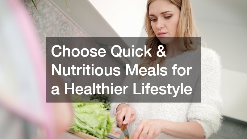 preparing a healthy meal